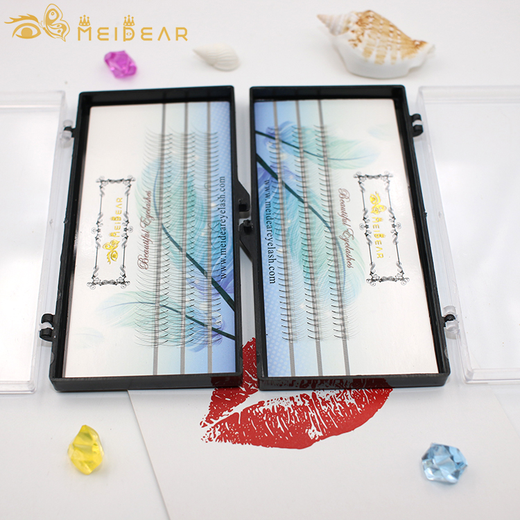 Factory supply private label premade volume eyelash extensions length 6-18mm